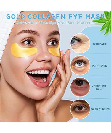 Snail Eye Cream & 24K Gold Eye Mask*3 Snail Mucin Eye Serum Eye Cream for Dark Circles and Puffy Eyes Eye Bags Remover Eye Cream Anti aging Dark Circle Eye Cream Smooth Wrinkles Target Eye Bags - Buy Online on GoSupps.com