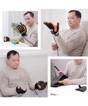 Rehabilitation Robot Gloves Finger Pain Relief for Functional Improvement of The Hands Finger Orthosis Training Intensity Can Be Adjusted Left-L - Buy Online on GoSupps.com