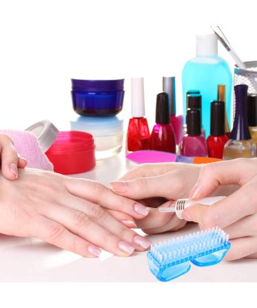 4 Pack Handle Grip Nail Brush - Fingernail & Hand Scrub Cleaning Kit for Shower, Garden, & Pets - Medium Size - For Kids, Women, Men - Crystal Four Color - Buy Online on GoSupps.com