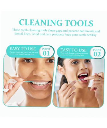 Clispeed 240 StK Interdental Brush & Tooth Floss Picks - Portable Tooth Cleaning Tool for Optimal Oral Health - Buy Online on GoSupps.com