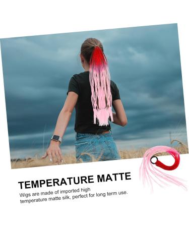 DOITOOL Ponytail Braid Faux Brazilian Crochet Needle for Dreadlocks Hair Accessory Pedicure Foot Rest Spring Decor Tape Afro Kids Decor Wig Premium Hairpiece Miss Silk Africa 60X5.5X0.5cm Rose PInk - Buy Online on GoSupps.com