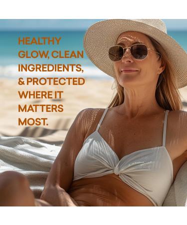 Just Nutritive Sunless Facial Tanning Cream & Body Nutritive Serum | Self-Tanner for Face + Hydrating Body Oil for Glowing Smooth Radiant Skin | Natural 2-Pack - Buy Online on GoSupps.com