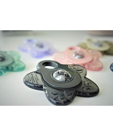 Filibabba Cooling Teething Rings - Pack of 2 | Water-Filled Teething Aid for Babies | Grey Teething Rings for Soothing - Buy Online on GoSupps.com