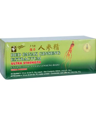 Prince of Peace Red Panax Ginseng Extractum Ultra Strength - 30 Vials
