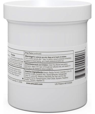 EmuAid Ointment 16oz - Effective Eczema Cream & Anti-Itch Treatment for Athletes Foot Psoriasis Jock Itch & Rashes - Fast International Shipping - Buy Online on GoSupps.com