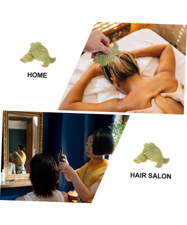 Beaupretty 6-Piece Jade Kamm Set - Scalp Massage Combs & Gua Sha Tools for Hair Care | Premium Jade Head Massage Tools - Buy Online on GoSupps.com