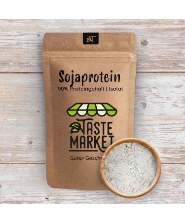 200g Soy Protein Isolate | 90% Vegan Protein Powder | Taste Market - High-Quality Soy Protein for Optimal Nutrition - Buy Online on GoSupps.com