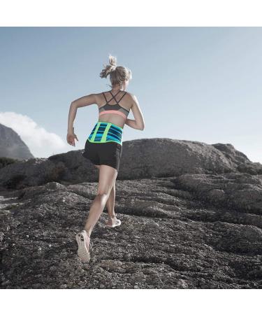 Bauerfeind Sports Back Support - Breathable Compression - Anatomically Contoured Pad - Air Knit Fabric - Black Medium - Buy Online on GoSupps.com