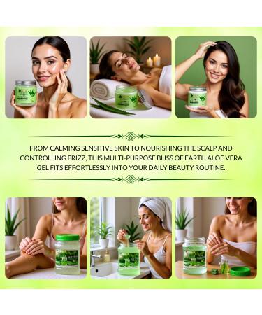 BLISS OF EARTH Aloe Vera Gel Pure Crystal Clear Best For Face Body Hair Effective Cooling Soothing Hydrating Colour And Fragrance Free Alcohol And Paraben Free 200gm - Buy Online on GoSupps.com