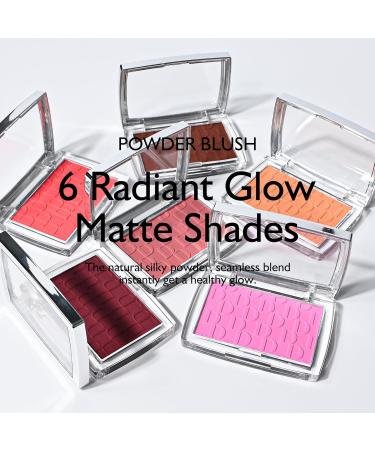 Kyda Powder Blush - Radiant Glow Face Blusher Blendable & Moisturizing Ultra Fine Texture Mahogany - International Shipping Available - Buy Online on GoSupps.com