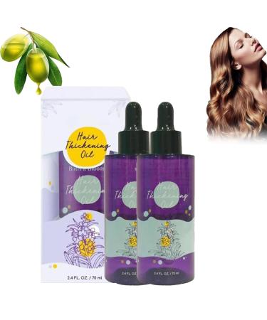 NQNFWCRJ Natural Hair Oil, 70ML, Thickening, Moisturizing and Fortifying Hair Oil, Silky Hair Oil, Anti-Hair Loss and Repair of Damaged Hair