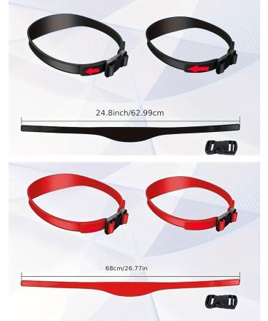 2 PCS Silicone Haircut Band Haircut Band for Home Haircuts Hair Cutting Guide Tool Hair Trimming Guide Silicone Haircut Band With Softness And Elasticity Self Hair Trimming Guide for Men - Buy Online on GoSupps.com