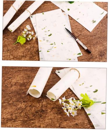 Lurrose 40 Sheet Rice Paper Cardstock Paper Ink Sumi Xuan Paper Chinese Calligraphy Hand Made Ink Painting - Buy Online on GoSupps.com