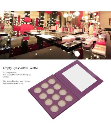 Shop 12 Hole Empty Eyeshadow Palette - Portable Makeup Blush & Bronzer Compact (Purple) - Ideal for Cosmetics Stores | International Shipping Available - Buy Online on GoSupps.com