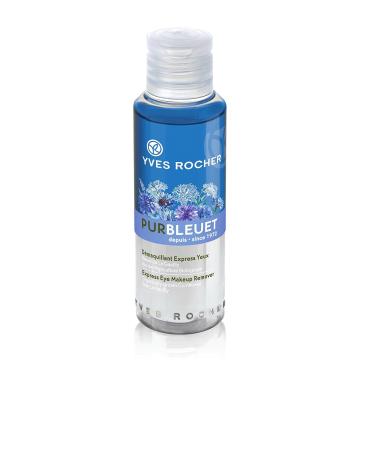 Yves Rocher PUR BLEUET Express Eye Makeup Remover | Waterproof Makeup Remover | 100ml - Gentle & Effective Care - Buy Online on GoSupps.com