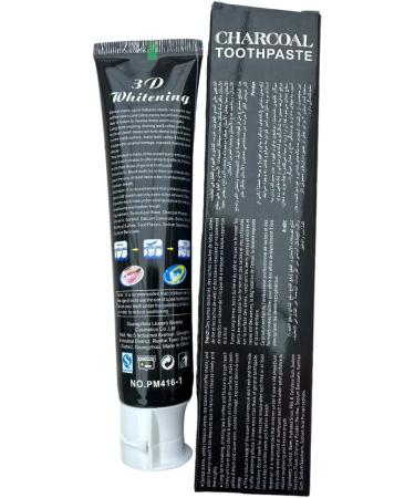 Bamboo Charcoal Teeth Whitening Toothpaste - 3 Tubes (3.5 Oz Each) | Activated Charcoal for Fresh Breath Healthy Gums & Fluoride-Free Whitening - Buy Online on GoSupps.com