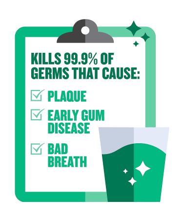 Listerine Freshburst Antiseptic Mouthwash - 8.5 Fl Oz - Fight Bad Breath & Germs - ADA Accepted - Spearmint - Pack of 1 - Buy Online on GoSupps.com