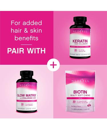 NeoCell Beauty Burst Fruit Punch - 60 Chews | Collagen & Antioxidants - Buy Online on GoSupps.com