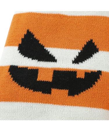 Round Neck Dog Sweater for Small Dogs | Cute & Warm Soft Pet Clothes - Orange L (82W928) - Buy Online on GoSupps.com