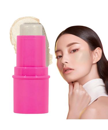 Highlighter Makeup Stick - Face Makeup Stick For Easy Application - Long-Lasting Creamy Makeup Stick For Face And Cheeks Blush For Women Girls Hersil 05#