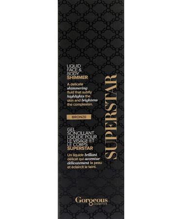 Superstar Liquid Bronze Shimmer by Gorgeous Cosmetics | Face and Body Glow - Buy Online on GoSupps.com