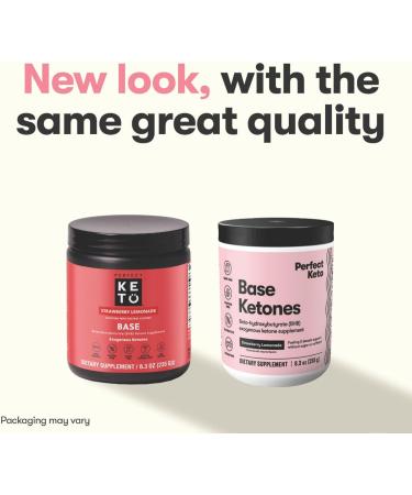 Perfect Keto Exogenous Ketones Powder - BHB Salts Supplement for Energy Boost and Mental Performance - Strawberry Lemonade Flavor - Buy Online on GoSupps.com