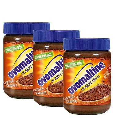 Ovomaltine Crunchy Pack of 3 creams without palm oil 380 g
