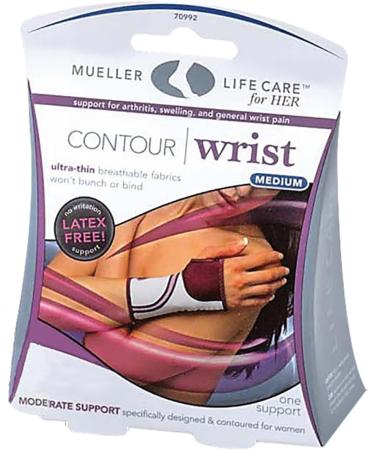MUELLER Lifecare for Her Contour Wrist Support - Plum - Small | Best International Shipping Available - Buy Online on GoSupps.com
