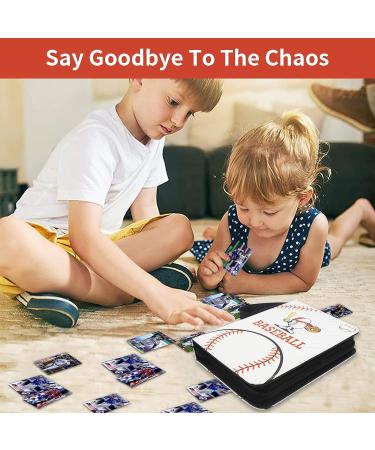 Fiuottu Baseball Card Binder 4-Pocket 480 Cards with 60 Removable Sleeves Trading Card Albums Sleeve Protectors  Sports Card Binder Collectible Trading Card Albums (Baseball) (White) - Buy Online on GoSupps.com