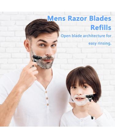 Buy Wusanna Razor Blades (28 Pieces) - Compatible with Gillette Mach3 | 3-Blade Men's Razor Refills | Perfect Gift Ideas for Men - Buy Online on GoSupps.com