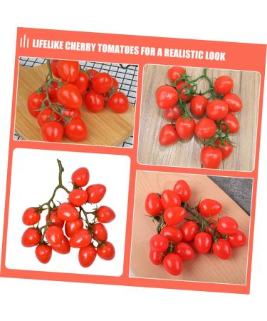 Alipis Simulated Small Tomatoes Fruit Home Decor Cherry Photography Props Party Decor Home Ornament Home Supplies Red Household Early Teaching Aids Foam Red 4.00X2.00X2.00CM - Buy Online on GoSupps.com