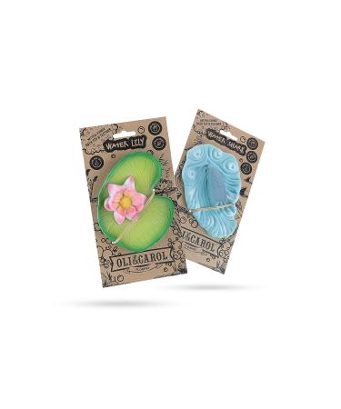 Oli & Carol Water Lily Chewable Baby Toy - Natural Rubber Flower Shape - Buy Online on GoSupps.com