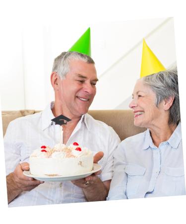 Cabilock 72 Pcs Graduation Hat Picks Kindergarten Graduation Cake Decors Grad Cap Cupcake Toppers Grad Cupcake Picks Congrats Grad Cupcake Topper Insert Card Bamboo Dessert Table - Buy Online on GoSupps.com