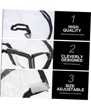 DOITOOL 2pcs Shampoo Funnel Hair Chemical Barber Dye Washing Funnel Clear Tool Child or Body Shampoo Dish 57x25cm Assorted Color - Buy Online on GoSupps.com