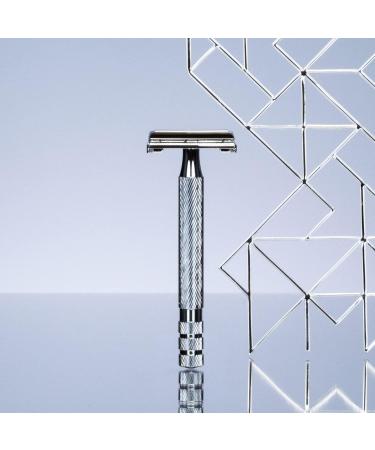 WILKINSON SWORD Double Edge Safety Razor with 5 Premium Stainless Steel Blades - Buy Online on GoSupps.com