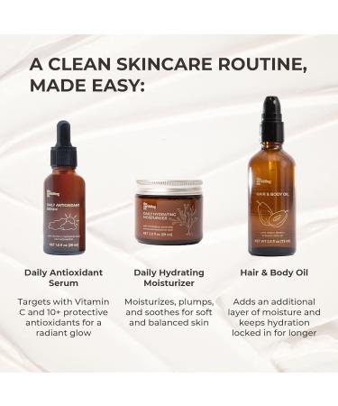 Buy The Earthling Co. Daily Hydrating Moisturizer - Natural Non-Comedogenic Face Cream with Hyaluronic Acid for All Skin Types - International Shipping Available - Buy Online on GoSupps.com