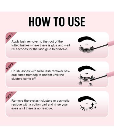 FADLASH Sensitive Skin Eyelash Glue Remover Cream 5ml - Gentle Lash Extension Cleanser - Buy Online on GoSupps.com