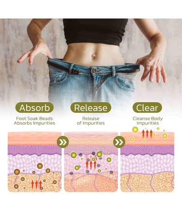 Herbal Detox & Shaping Foot Soak Beads for Men and Women - 2 Packs/10 PCS - Buy Online on GoSupps.com