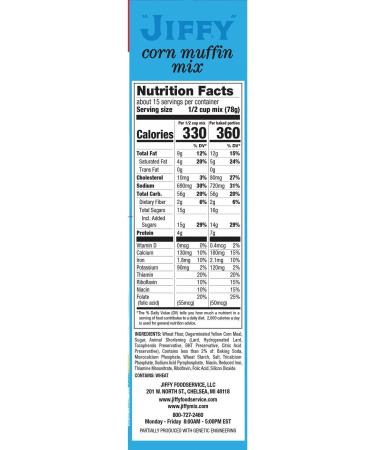 Jiffy Corn Muffin Mix America's Favorite Net Wt 40 Oz 40 Ounces - Buy Online on GoSupps.com