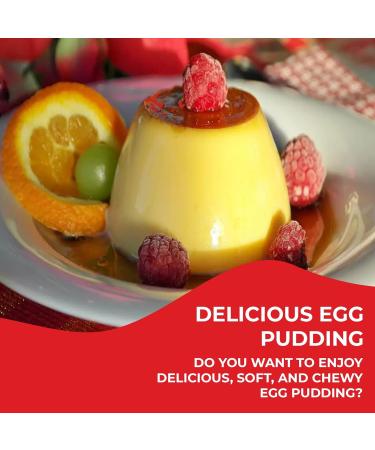 Zacely Egg Pudding Powder - Protein Pudding for Dessert Toppings & Bubble Tea - Egg Pudding Jelly Powdered Form - Easy to Make Dried Egg Pudding Powder (1kg) - Buy Online on GoSupps.com