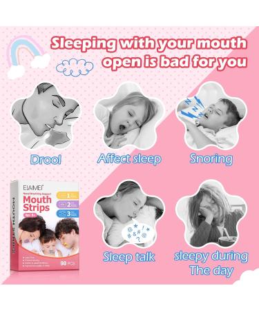 Sleep Mouth Strips 90 Pcs - Advanced Gentle Mouth Tape for Mouth Breathing and Snoring - Stop Snoring Mouth Tape for Better Sleep - Nose Breathing Aid for Children and Adults - Buy Online on GoSupps.com