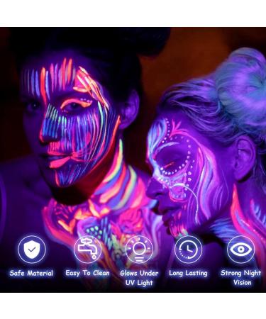 6 PCS Face Paint Sticks Face Paints for Adults Glow In the Dark Face Paint Body Paint UV Face Paint Colourful Face and Body Crayons Neon Face Paint Crayons for Adults Face Painting - Buy Online on GoSupps.com