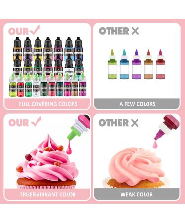 160ml Liquid Concentrated Food Coloring - Sugar-Free Cake Cookie and Baking Decor - Ideal for Slime and Easter Eggs - Marine Color - Buy Online on GoSupps.com