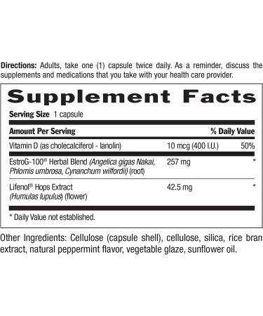 Country Life Menopause Rescue - 60 Vegetarian Capsules for Hormonal Support - Buy Online on GoSupps.com
