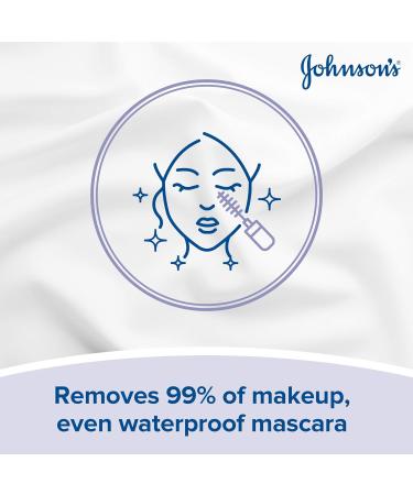 Johnson's Make Up Be Gone Pampering Wipes Moonflower 25 Count - Pack of 1 - Buy Online on GoSupps.com