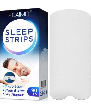 Men's Makeup Snoring Patch for Better Sleep and Promote Lip Breathing | White One Size - Buy Online on GoSupps.com