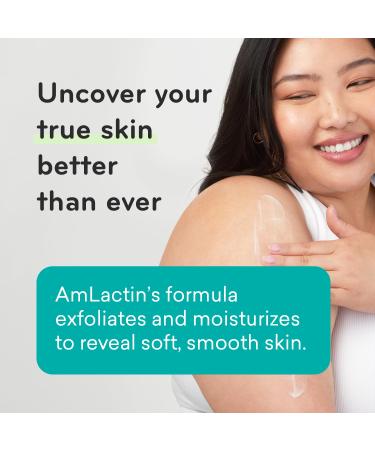 AmLactin Daily Nourish Body Lotion Bundle - 5% 7.9oz and 12% 14.1oz Exfoliating and Moisturizing Lotions for Dry Skin - Buy Online on GoSupps.com