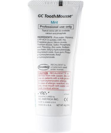 GC Tooth Mousse Mint - Enamel Strengthening Dental Care - Buy Online on GoSupps.com