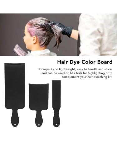 3pcs Hair Dye Board Slip Resistant Frosted Handle Hair Dye Highlighting Board for All Hair Foils Hair Dye Longs and Short Board Coloring Sets - Buy Online on GoSupps.com
