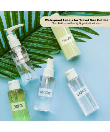 600 Pcs Labels for Toiletry Bottles Mabor Waterproof Labels for Bottles(20 Sheets) Sticky Labels Sufficient Quantity-Share The Wonderful Labels with Friends Traveling - Buy Online on GoSupps.com